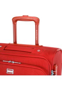 Wittchen - Mała walizka miękka jednokolorowa czerwona. Kolor: czerwony. Materiał: poliester #4