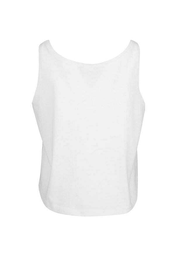 BUILD YOUR BRAND - Oversize Tank Top Dla Pań I Panów. Kolor: biały