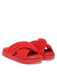 Inuikii Klapki Woven 1004.003.0062 Czerwony. Kolor: czerwony. Materiał: materiał #6