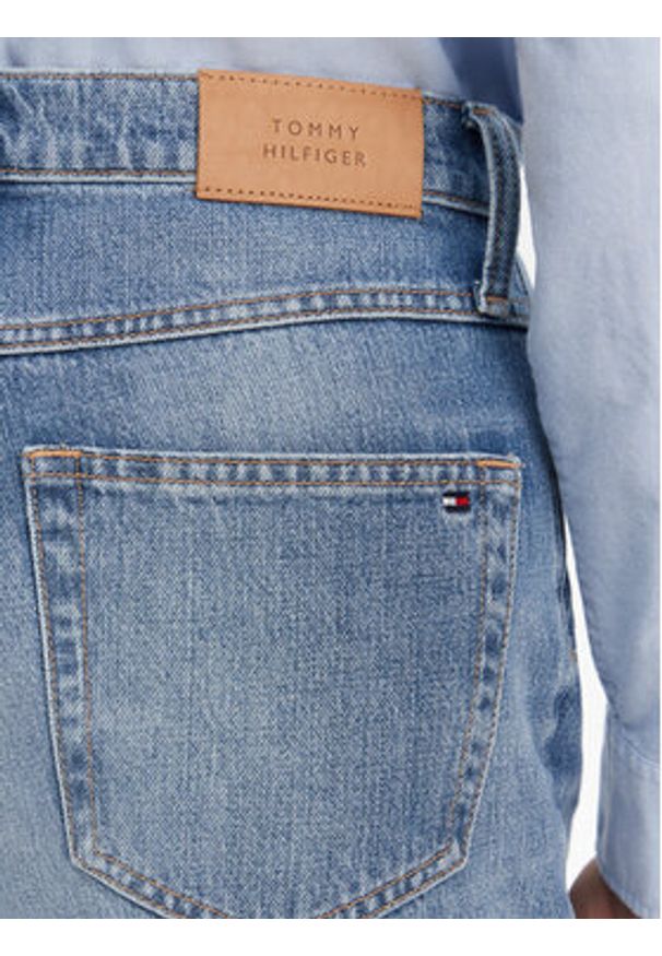 TOMMY HILFIGER - Tommy Hilfiger Jeansy Classic WW0WW44355 Niebieski Straight Fit. Kolor: niebieski