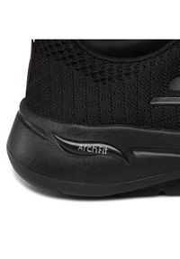 skechers - Skechers Sneakersy Go Walk Arch Fit 124403/BBK Czarny. Kolor: czarny. Materiał: materiał #4