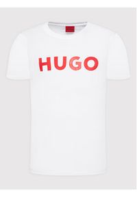 Hugo T-Shirt Dulivio 50467556 Biały Regular Fit. Kolor: biały. Materiał: bawełna #2