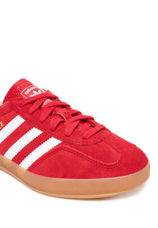 Adidas - adidas Sneakersy Gazelle In JI2063 Czerwony. Kolor: czerwony. Materiał: skóra, zamsz. Model: Adidas Gazelle