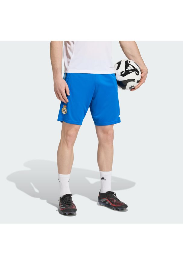 Adidas - Spodenki Real Madryt Tiro 25 Competition Training. Kolor: niebieski. Sport: piłka nożna