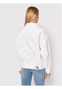 Calvin Klein Jeans Kurtka jeansowa J20J218489 Biały Relaxed Fit. Kolor: biały. Materiał: bawełna #5