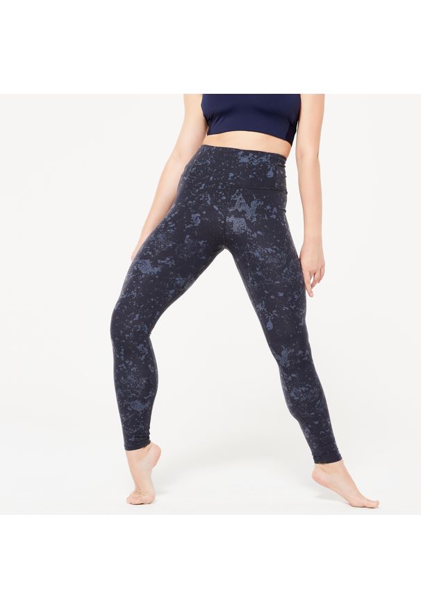 STAREVER - Legginsy do tańca nowoczesnego damskie Starever wysoki stan. Stan: podwyższony. Materiał: elastan, poliamid, materiał. Sport: taniec