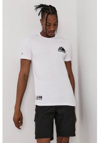 Superdry T-shirt męski kolor biały z nadrukiem. Okazja: na co dzień. Kolor: biały. Wzór: nadruk. Styl: casual #5