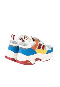 Bally Sneakersy "Viber-T" | 6231245 | Viber-T | Mężczyzna | Biały, Żółty, Niebieski, Szary, Wielokolorowy, Pomarańczowy, Bordowy. Zapięcie: zamek. Kolor: biały, wielokolorowy, pomarańczowy, czerwony, żółty, niebieski, szary. Materiał: skóra, tkanina #4