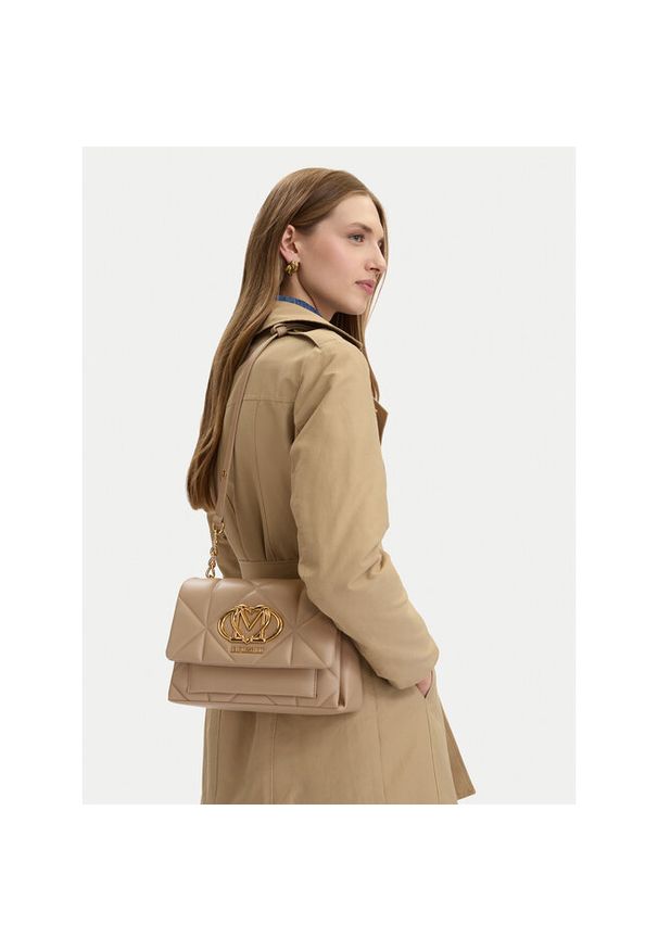 Love Moschino - Torebka LOVE MOSCHINO. Kolor: beżowy