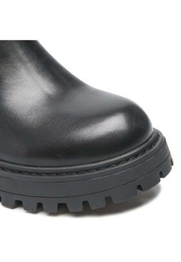 Jenny Fairy Kozaki WS5851-16 Czarny. Kolor: czarny. Materiał: skóra