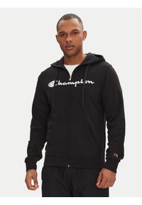 Champion Bluza 220728 Czarny Slim Fit. Kolor: czarny. Materiał: bawełna, syntetyk