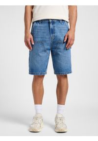 Lee - LEE MĘSKIE SPODENKI JEANSOWE LEE DBL KNEE CARPENTER SHORT RAVEN 112364160. Materiał: jeans #1