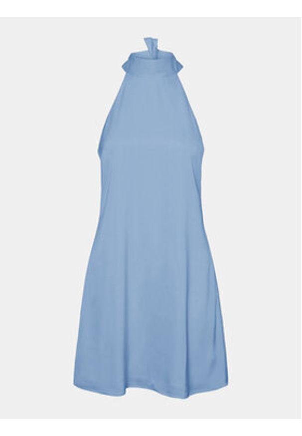 YAS Sukienka koktajlowa Dottea 26032326 Niebieski Regular Fit. Kolor: niebieski. Materiał: syntetyk. Styl: wizytowy