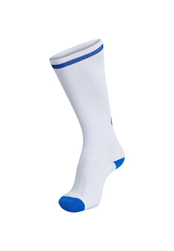 Skarpety sportowe dla dorosłych Hummel Elite Indoor Sock High. Kolor: niebieski, biały, wielokolorowy