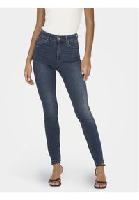 only - ONLY Jeansy Mila 15231285 Granatowy Skinny Fit. Kolor: niebieski