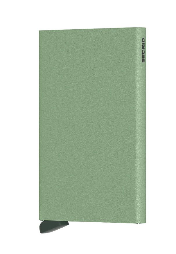 Secrid Portfel damski kolor zielony CP.Pistachio-PISTACH. Kolor: zielony. Materiał: materiał
