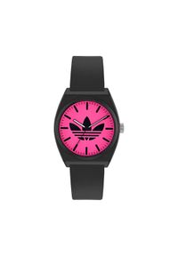 Adidas - adidas Zegarek AO Street Project Two AOST25548 Czarny. Kolor: czarny. Materiał: syntetyk. Styl: street #1