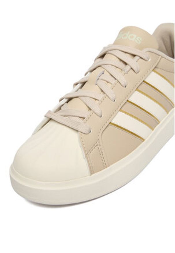 Adidas - adidas Sneakersy CEO-STREETTALK IH4315_ Beżowy. Kolor: beżowy. Materiał: skóra