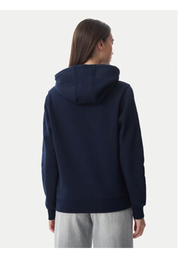 Tommy Jeans Bluza Linear DW0DW23485 Granatowy Regular Fit. Kolor: niebieski. Materiał: bawełna