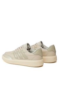 Adidas - adidas Sneakersy Courtblock IF6553 Beżowy. Kolor: beżowy. Materiał: skóra #4
