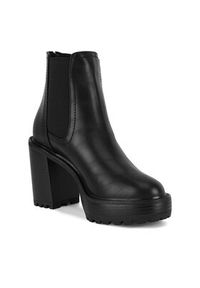 Nine West Botki WFA3374-1 Czarny. Kolor: czarny. Materiał: materiał #2