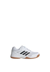 Adidas - Buty piłkarskie Speedcourt IN Kids. Kolor: biały, wielokolorowy, czarny, brązowy. Materiał: materiał. Sport: piłka nożna #1