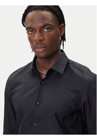 Hugo - HUGO Koszula Kenno 50500965 Czarny Slim Fit. Kolor: czarny. Materiał: bawełna #4