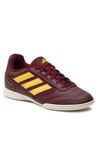 Adidas - adidas Buty Super Sala II Indoor Boots IE7558 Bordowy. Kolor: czerwony. Materiał: skóra #3
