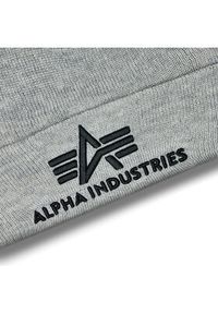 Alpha Industries Czapka 3D Beanie 168910 Szary. Kolor: szary. Materiał: materiał