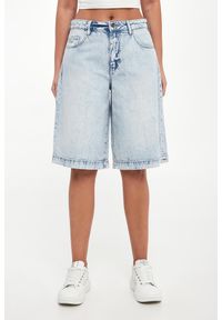 Armani Exchange - Bermudy damskie jeansowe ARMANI EXCHANGE. Materiał: jeans #3