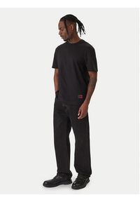 Hugo - HUGO T-Shirt Danoto 50553144 Czarny Regular Fit. Kolor: czarny. Materiał: bawełna #4