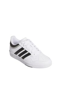 Adidas - Buty dla dzieci adidas Hoops 4.0. Kolor: czarny, biały, wielokolorowy. Sport: turystyka piesza