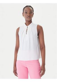 Rinascimento Bluzka CFC0127706003 Biały Regular Fit. Kolor: biały. Materiał: syntetyk #1