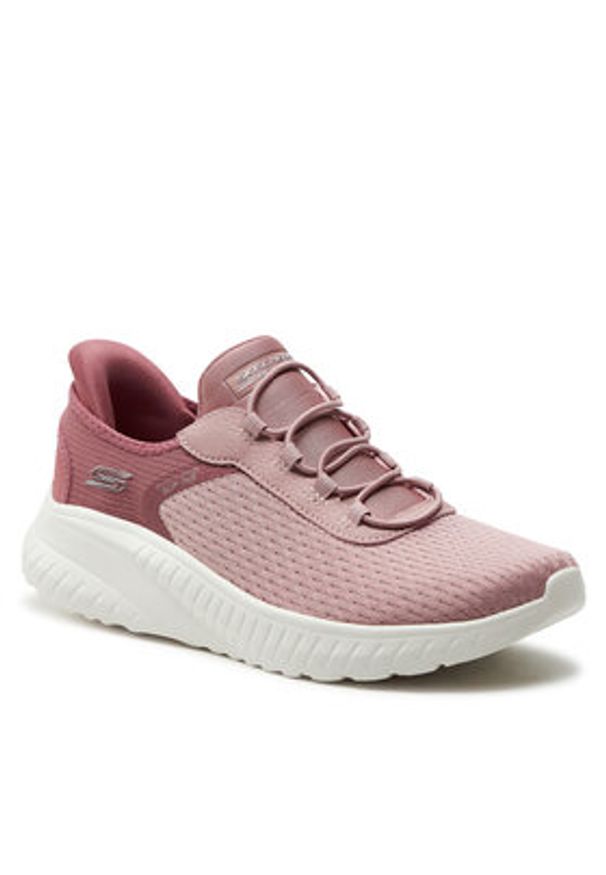 skechers - Skechers Sneakersy Bobs Squad Chaos-In Color 117504/BLSH Różowy. Kolor: różowy. Materiał: mesh, materiał