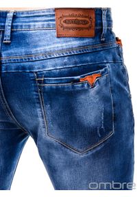 Ombre Clothing - Spodnie - jeansowe P449 - L. Materiał: jeans #5