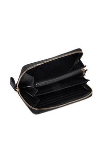 Armani Exchange Duży Portfel Damski XW002124 AF17117 UC001 Czarny. Kolor: czarny. Materiał: skóra