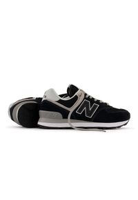 Buty New Balance sneakersy M WL574EVB czarne. Okazja: na co dzień. Kolor: czarny. Materiał: guma, zamsz, materiał, skóra. Szerokość cholewki: normalna. Model: New Balance 574 #3