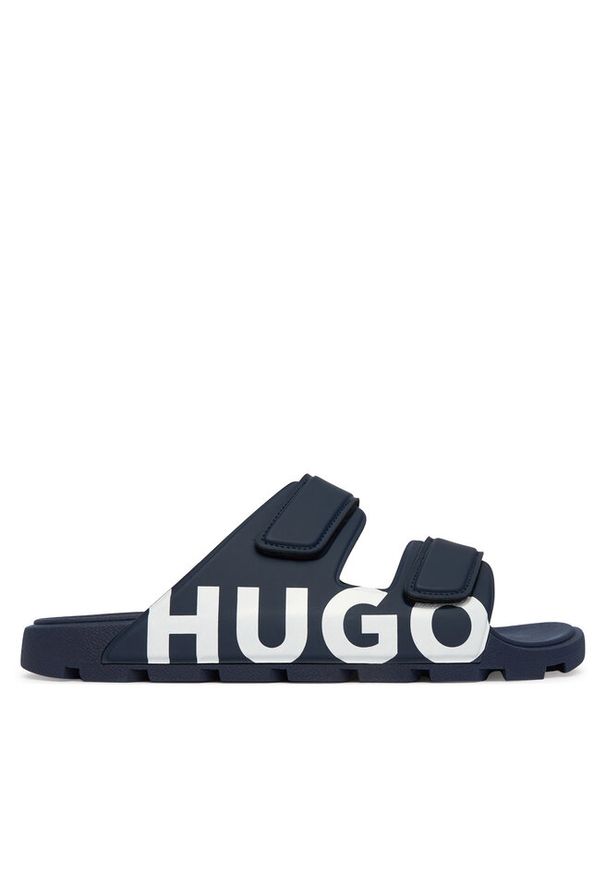 Hugo - Klapki HUGO. Kolor: niebieski