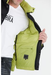 Blauer USA - BLAUER Czarna puchowa kurtka męska FLETCHER, Rozmiar XXL. Kolor: czarny. Materiał: puch #7