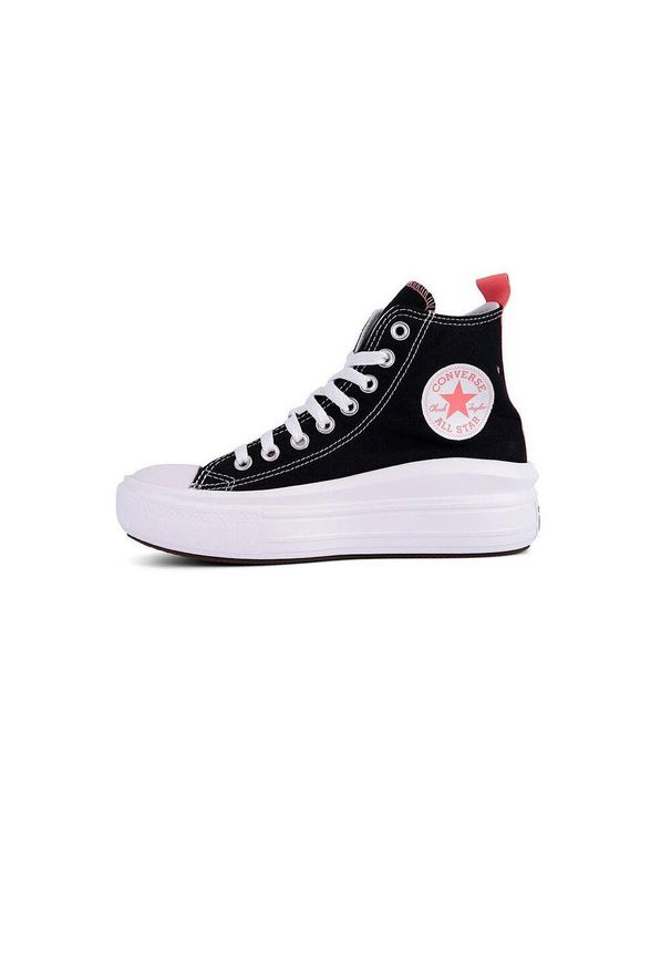 Tenisówki Converse Model Ctas Move Hi Kolor Czarny. Kolor: czarny. Materiał: tkanina