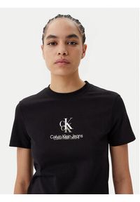Calvin Klein Jeans T-Shirt Shadow Graphic J20J225545 Czarny Regular Fit. Kolor: czarny. Materiał: bawełna #7