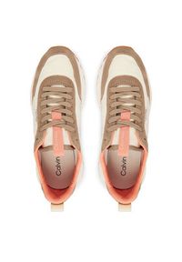 Calvin Klein Sneakersy Hike Runner Nylon Mix HW0HW03279 Brązowy. Kolor: brązowy. Materiał: skóra, zamsz #5