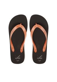 Calvin Klein Jeans Japonki Beach Sandal Monologo Tpu YW0YW01719 Złoty. Kolor: złoty. Materiał: syntetyk #1
