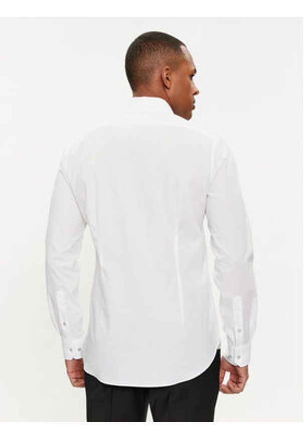 Michael Kors Koszula MK0DS01288 Biały Slim Fit. Kolor: biały. Materiał: bawełna