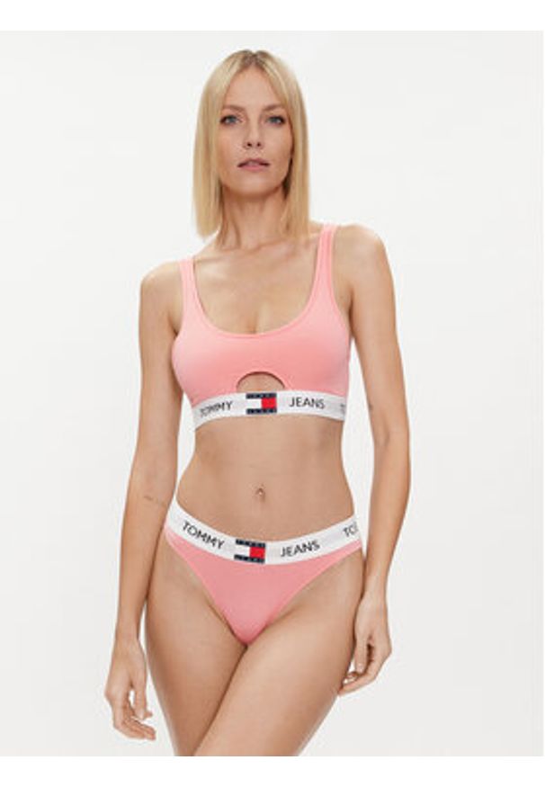 Tommy Jeans Figi klasyczne UW0UW04693 Różowy. Kolor: różowy. Materiał: bawełna