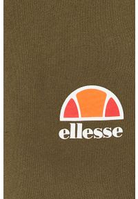 Ellesse - Spodnie. Kolor: zielony. Materiał: materiał, dzianina. Wzór: gładki #4