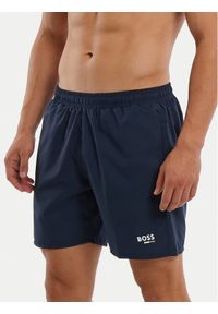 BOSS Szorty kąpielowe Swordfish 50554613 Granatowy Regular Fit. Kolor: niebieski. Materiał: syntetyk #1