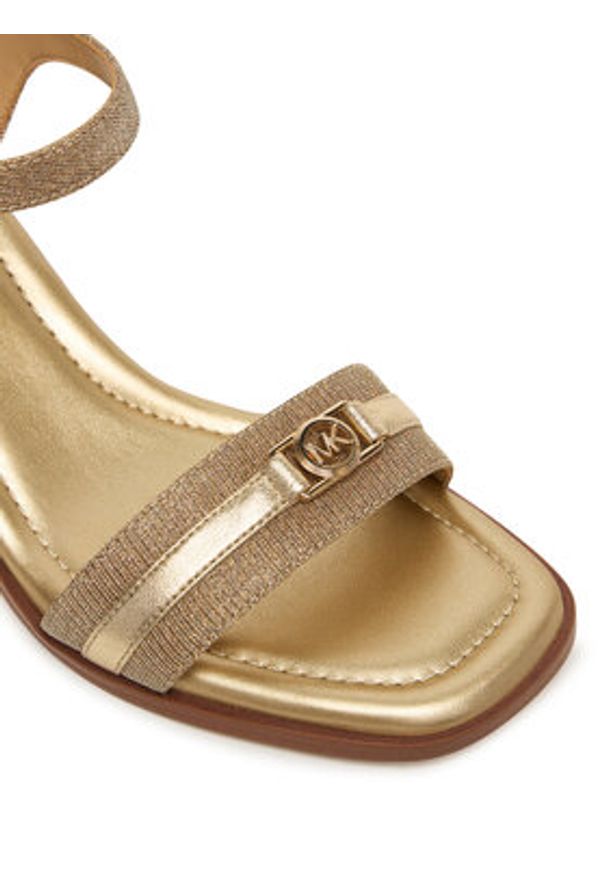 MICHAEL Michael Kors Sandały Mandy 40S6MAMS1D Złoty. Kolor: złoty. Materiał: skóra