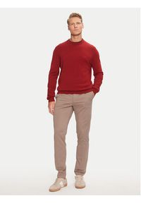 BOSS - Boss Chinosy Kaito1 50487966 Beżowy Slim Fit. Kolor: beżowy. Materiał: bawełna