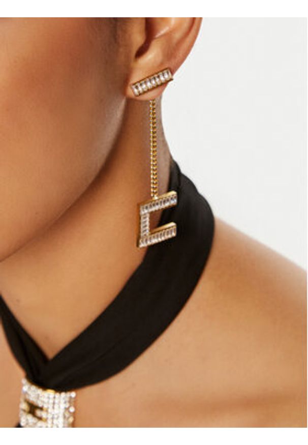 Elisabetta Franchi Kolczyki OR-34-B47E2-V230 Złoty. Materiał: złote. Kolor: złoty